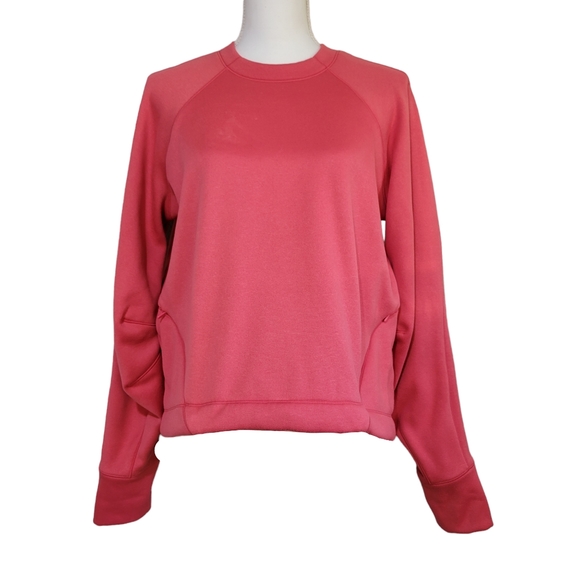 Sweaty Betty Run Crew Neck Pullover in Red - Picture 1 of 7